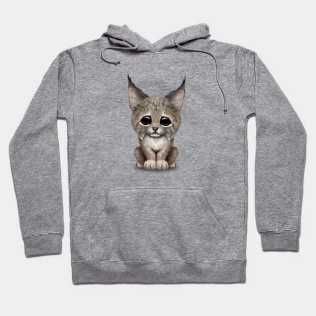 Cute Baby Lynx Cub Hoodie by jeffbartels